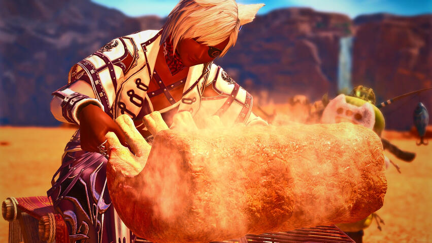 Meat's back on our menu boys!