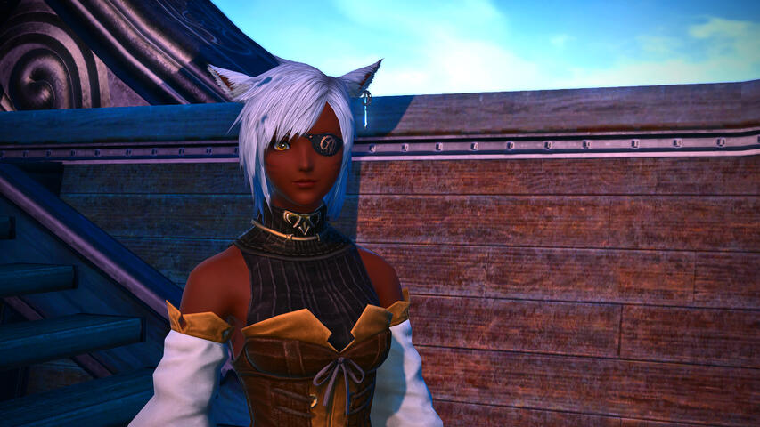 Seeing friends above deck